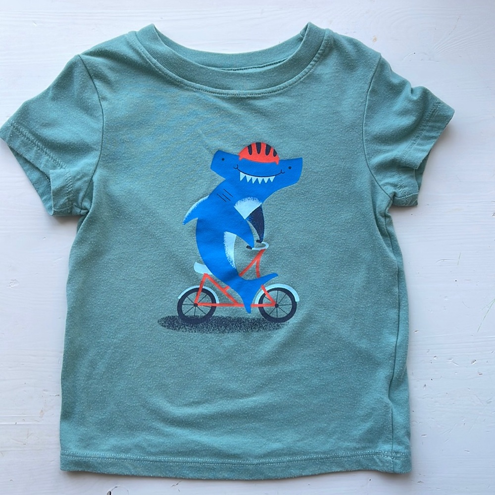 Shark bike shirt
